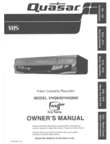 Quasar VHQ-840 User manual
