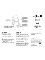 Knoll IR54 Installation guide