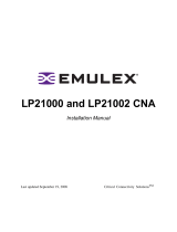 Emulex LP21000 Installation guide