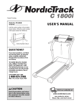 NordicTrack C 1800i NTL99030 User manual