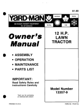 Yard-Man 13357-9 Owner's manual