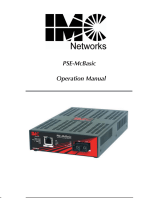 IMC Networks PSE-McBasic Series Operating instructions