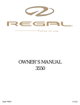 Regal 3550 Owner's manual