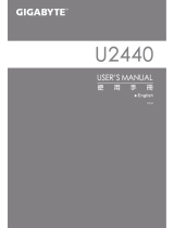 Gigabyte u2440 User manual