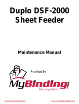 Duplo DSF-2000 Maintenance Manual