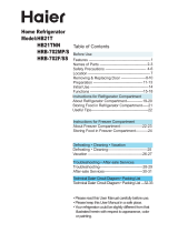 Haier HB21TNN User manual