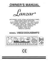 Lanzar VBD2300USBMP3 Owner's manual