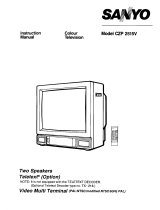 Sanyo CZP2515V User manual