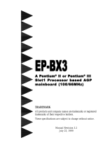 EPOX EP-BX3 User manual