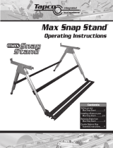 Tapco Max Snap Stand Operating instructions