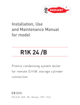Radiant R1K 24/B Installation, Use And Maintenance Manual