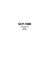 Sanyo SCP-7200 Operating instructions