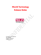 MiLAN MIL-SME801P Release note