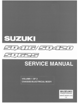 Suzuki Engine 2002 GRAND VITARA SQ625 User manual