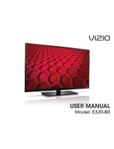 Vizio E320-B0 User manual