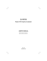 Gigabyte GV-R9700 User manual