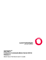 Lucent Technologies Definity 8410 User manual