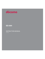 Docomo SO-04H User manual