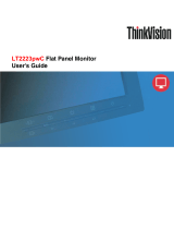 Lenovo ThinkVision LT2223pwC User manual