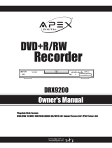 Apex Digital DRX-9200 Owner's manual