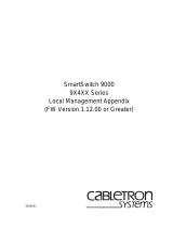 Cabletron Systems SmartSwitch 9000 9X4XX Series Appendix