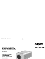 Sanyo VCC-6570P User manual