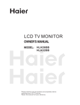Haier HLH32BB Owner's manual