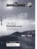 Sea-doo 2012 RXT 260 User manual