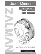 ZALMAN CNPS9800 MAX User manual