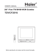 Haier TDVCF2016 Owner's manual