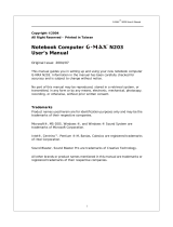 Gigabyte G-MAX N203 User manual