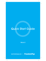 Motorola Moto E Quick start guide