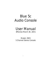 Blue 5C User manual