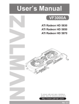 ZALMAN ATI Radeon HD 5830 User manual