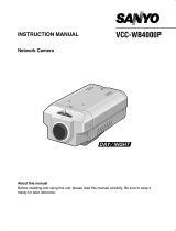 Sanyo VCC-WB4000P User manual