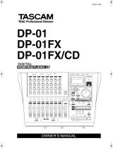 Tascam DP-01FX Owner's manual