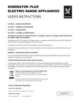 Falcon DOMINATOR PLUS E3101/D User Instructions