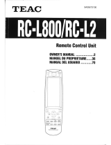 TEAC RC-L800 Owner's manual