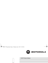 Motorola TLKR T6 Owner's manual