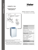Haier HWM60-10A User manual