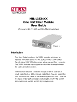MiLAN MIL-L1624SC-60 MIL-L1624ST User manual