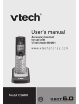 VTech 2-Line Accessory Handset for use with the DS6151 User manual