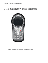 Motorola C115 User manual