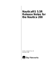 Bay Networks Nautica 200 Release note