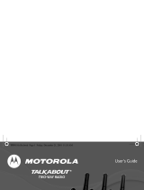 Motorola Talkabout T5320 User manual