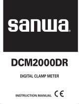 Sanwa DCM2000DR User manual