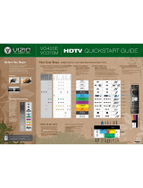 Vizio VO370M - 37" LCD TV Quick start guide