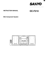 Sanyo DC-F21 User manual
