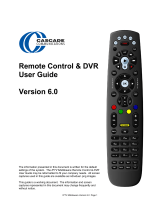 Cascade Remote Control & DVR User manual