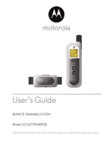 Motorola SCOUTTRAINER25 User manual